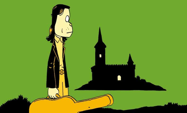 Portada de Cello song. La historia de Nick Drake. Créditos: Astiberri.