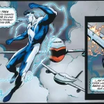 El Superman eléctrico de la Liga de la Justicia de Mark Waid. Créditos: Panini/DC
