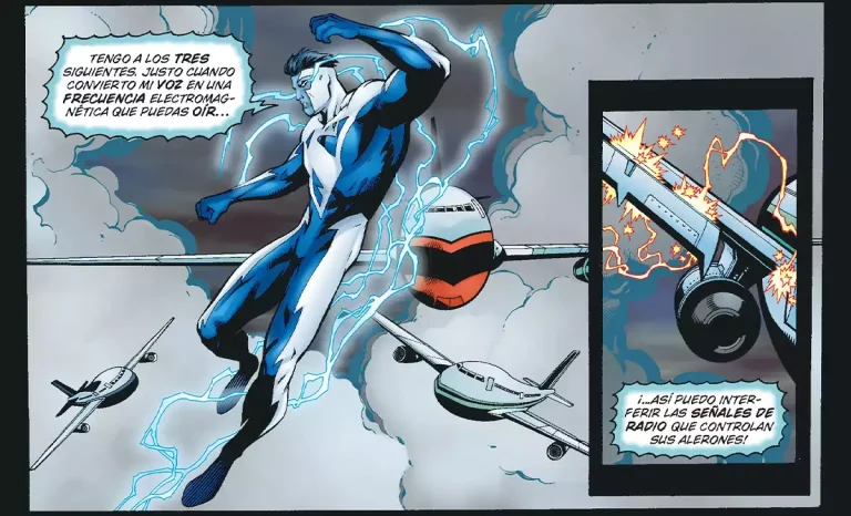 El Superman eléctrico de la Liga de la Justicia de Mark Waid. Créditos: Panini/DC