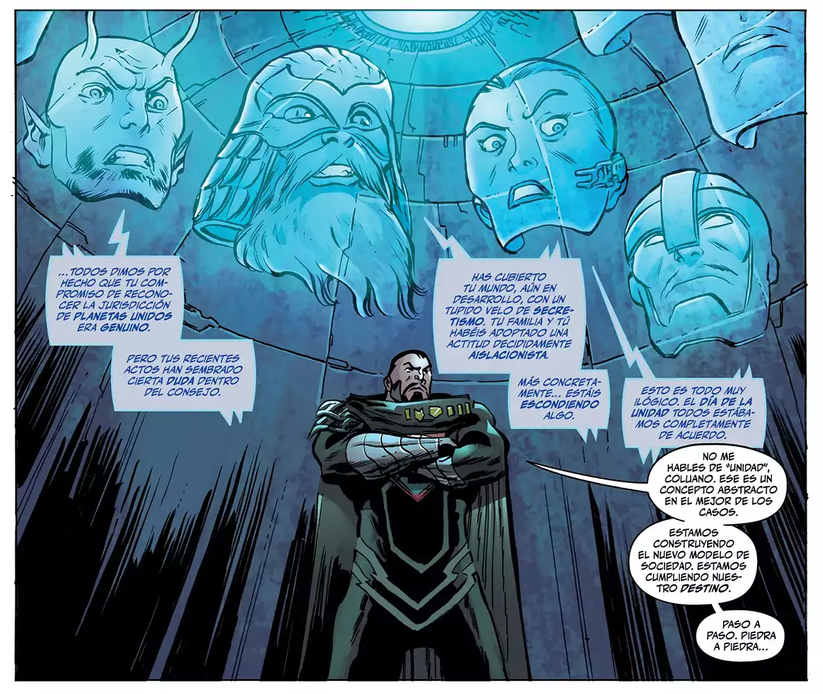 El imponente protagonista de "Arrodíllate ante Zod". Créditos: Panini/Marvel