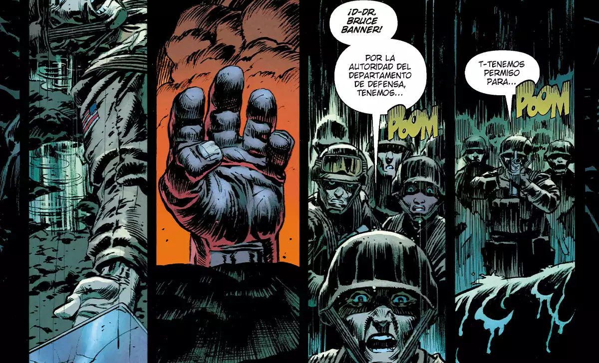El infernal Hulk a punto de desatar el caos. Créditos: Panini/Marvel