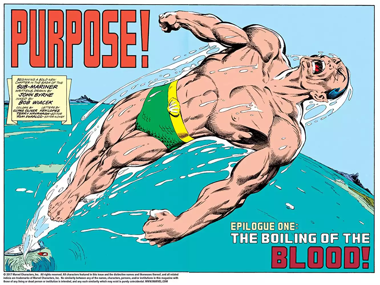 El poderoso Namor visto por John Byrne. Créditos: Panini/Marvel