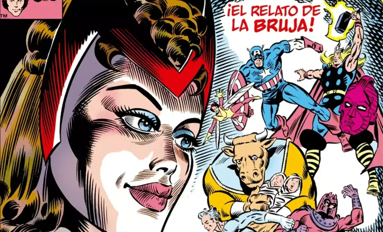 Portada de Los Vengadores: El relato de la Bruja. Créditos: Panini/Marvel