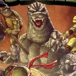 Portada de Teenage Mutant Ninja Turtles x Godzilla. Créditos: IDW