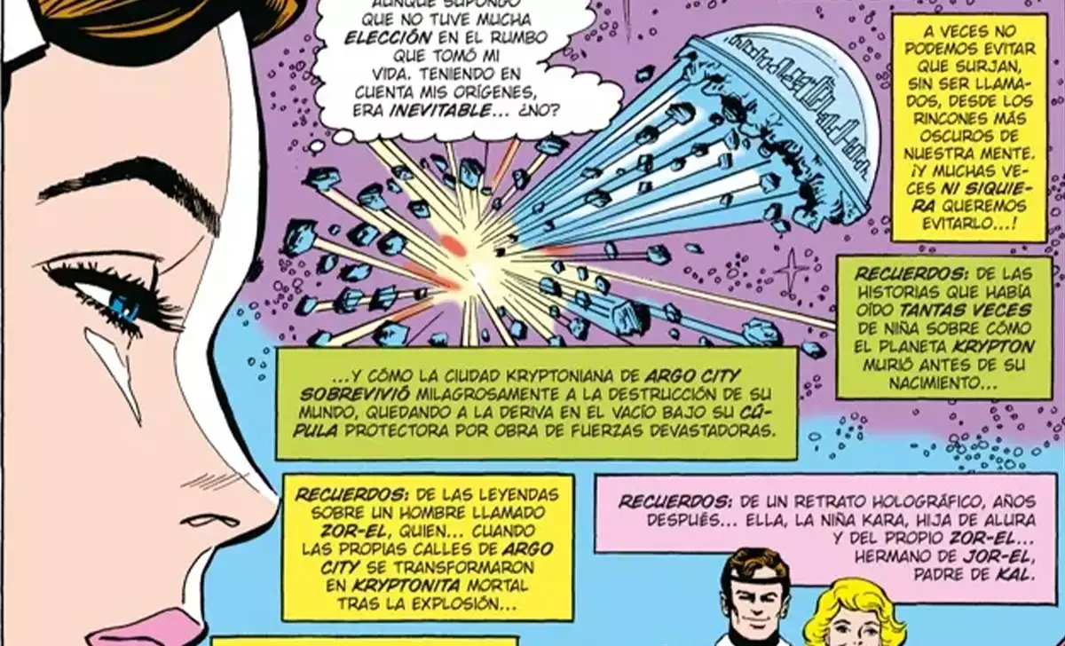 Supergirl, Linda Lee Danvers, recuerda su historia. Créditos: Panini/DC