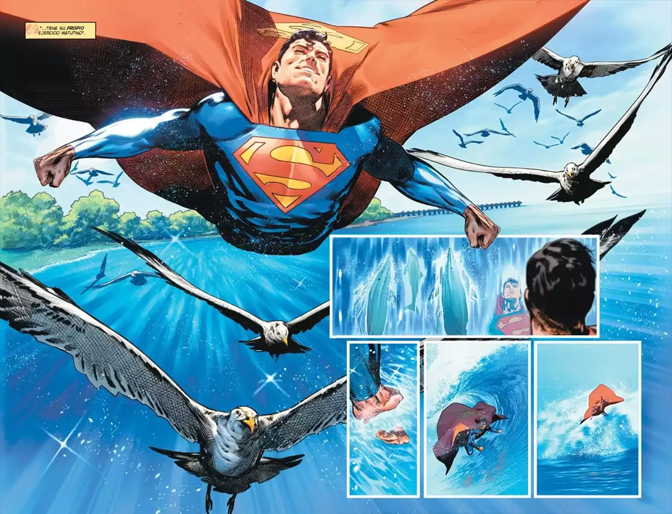 Superman en La casa de Brainiac. Créditos: DC/Panini