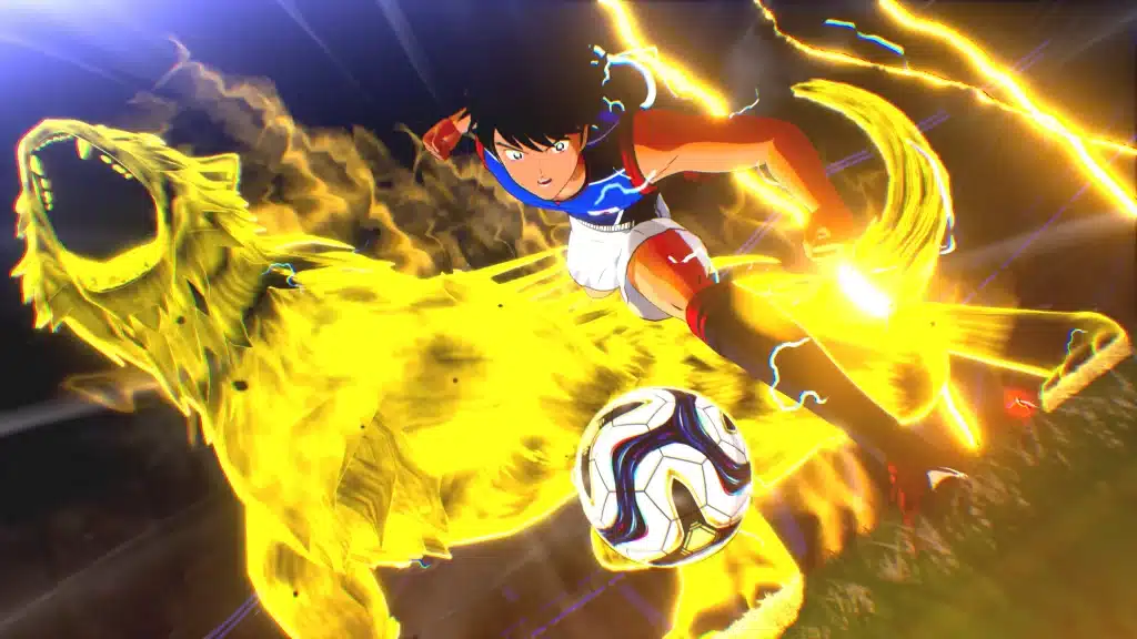 Captain Tsubasa 2: World Fighters - Tiger Shot de Kojiro Hyuga Créditos: Bandai Namco