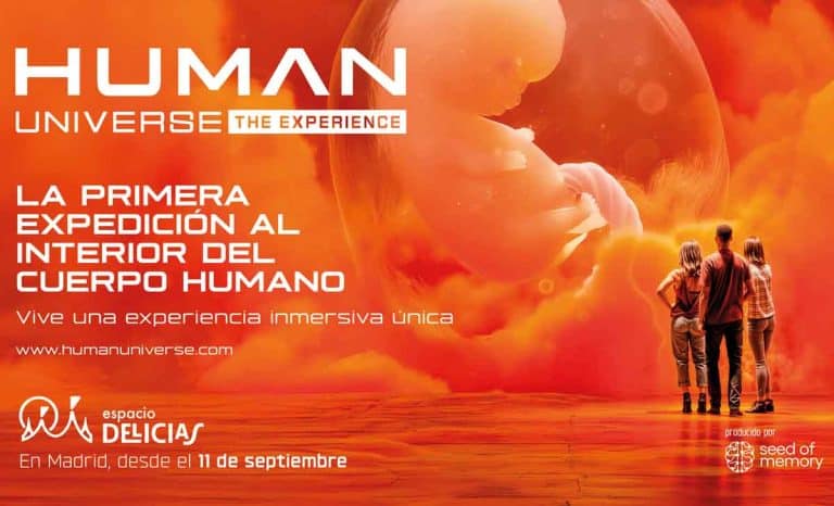 Cartel de Human Universe: The Experience. Créditos: Futura comunicación.