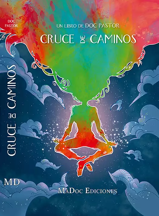 Portada de Los versos de la magia: Cruce de caminos. Créditos: MaDoc Ediciones