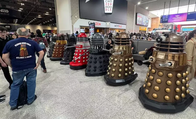 Daleks de Doctor Who en la MCM Comic Con de Londres. Créditos: Marc Martí/docpastor.com
