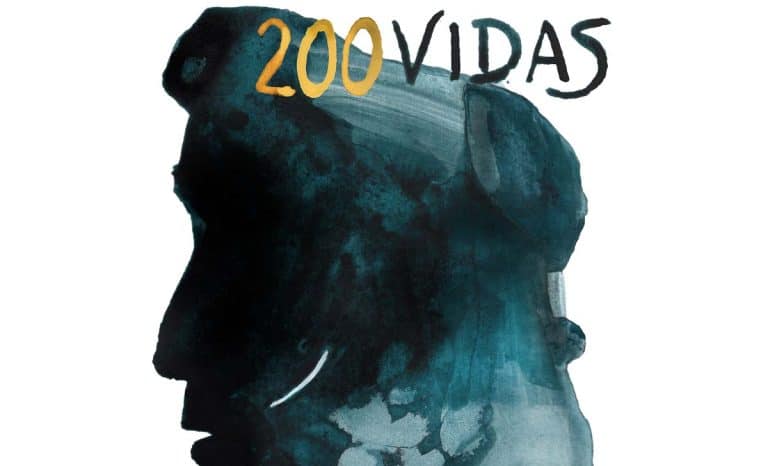 Cartel de 200 vidas. Paco Rabal. Créditos: Hayeda Cultura.