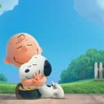Carlitos y Snoopy en un fotograma de la película