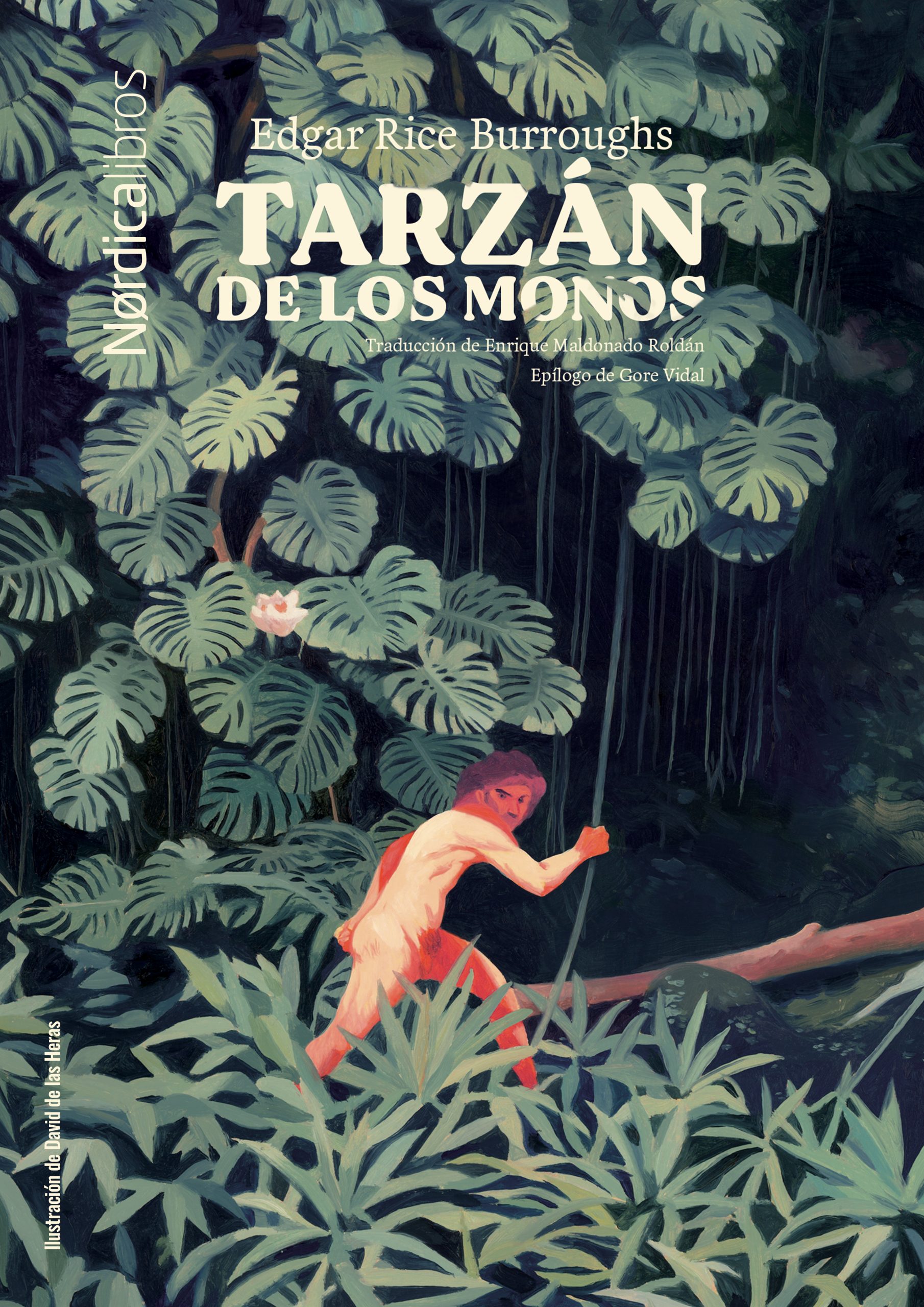 Portada del libro Tarzán de los monos, de Edgar Rice Burroughs editado por Nordica Libros