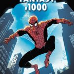 Spiderman en la portada del cómic Amazing Fantasy #1000