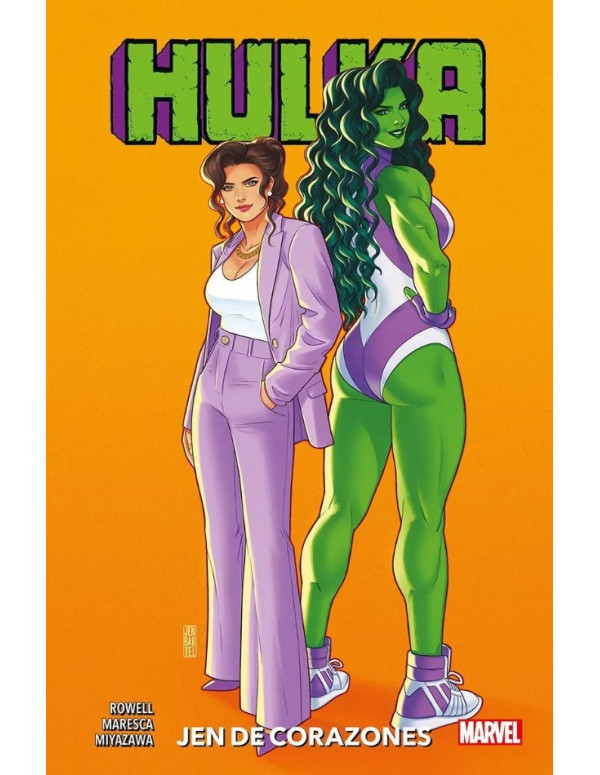 Portada del cómic Hulka: Jen de Corazones, de Rowell, Maresca y Miyazawa, de Marvel
