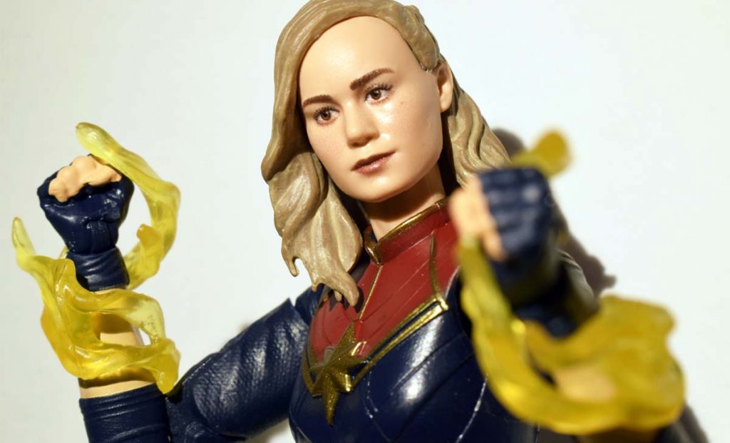 Figura de Marvel Legends de la Capitana Marvel de Marvel Studios, interpretada por Brie Larson