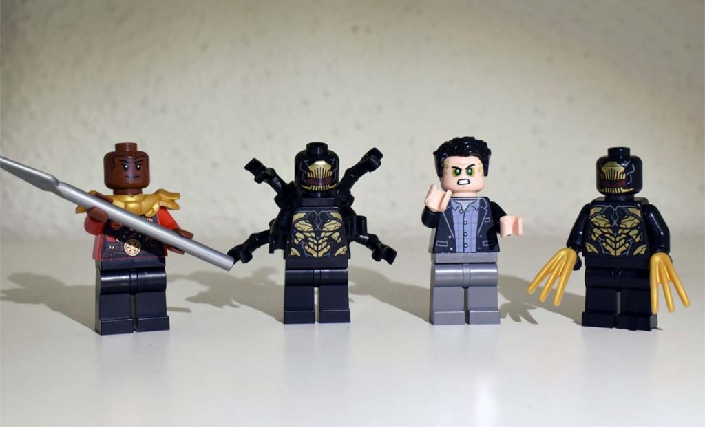 Hulkbuster de LEGO y Marvel Studios, con cuatro minifiguras