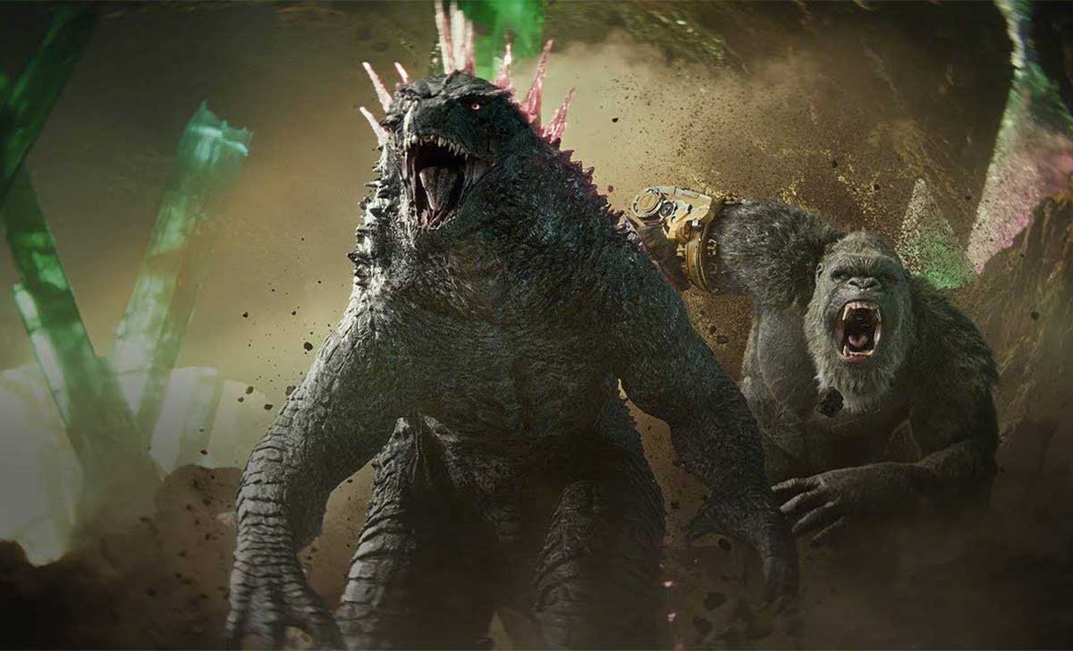Godzilla y Kong en El nuevo imperio