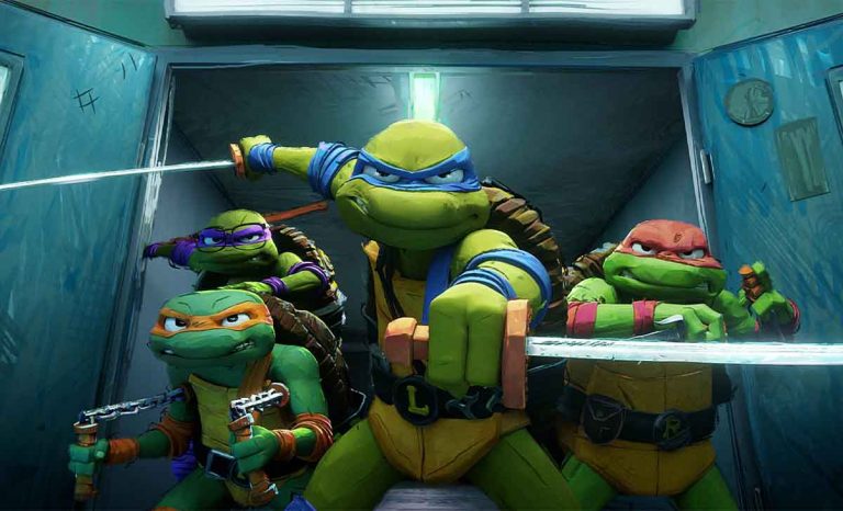 Las Tortugas Ninja en Ninja Turtles: Mutant Mayhem