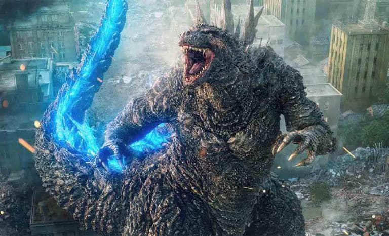 Un Godzilla feroz e imponente en Godzilla Minus One