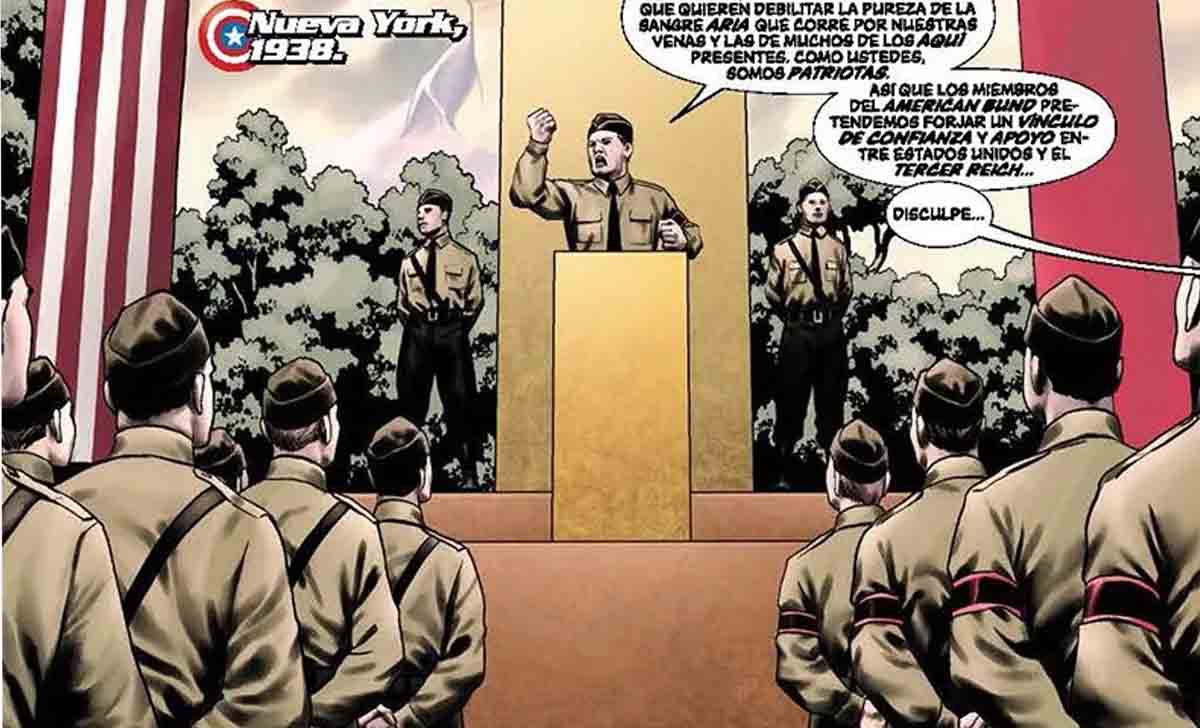 Los nazis en Nueva York en el Capitán América de J. Michael Stracynski y Jesús Saiz