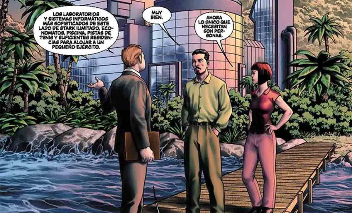 Viñeta del Capitán América de J. Michael Stracynski y Jesús Saiz