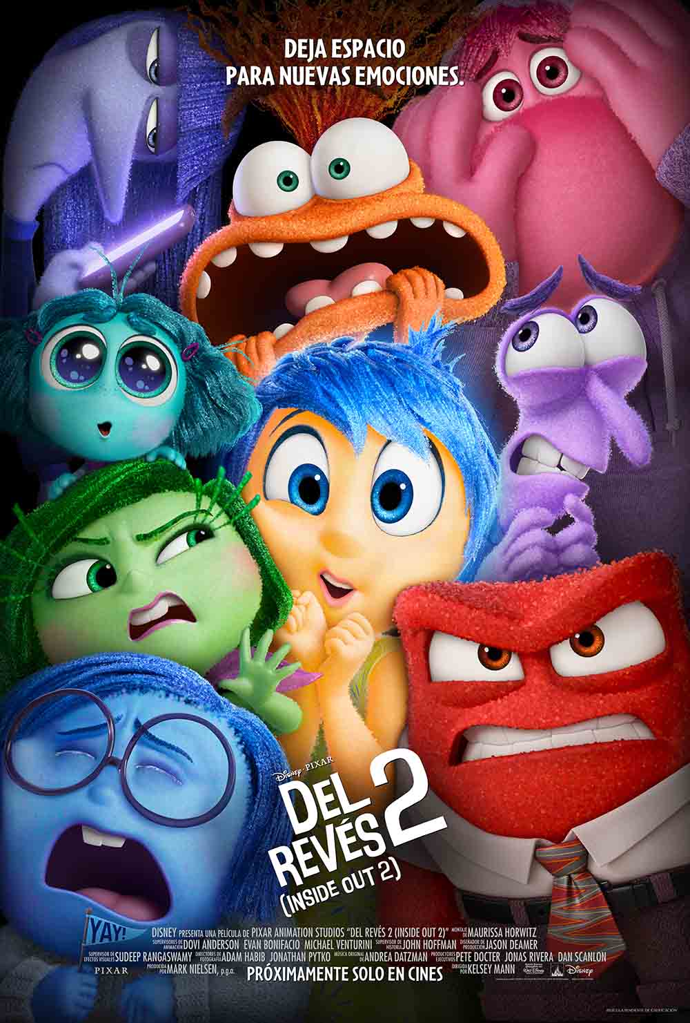 Poster completo de Inside Out 2