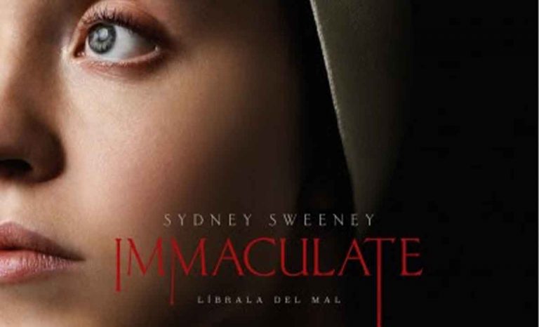 Sydney Sweeney en el cartel de Immaculate