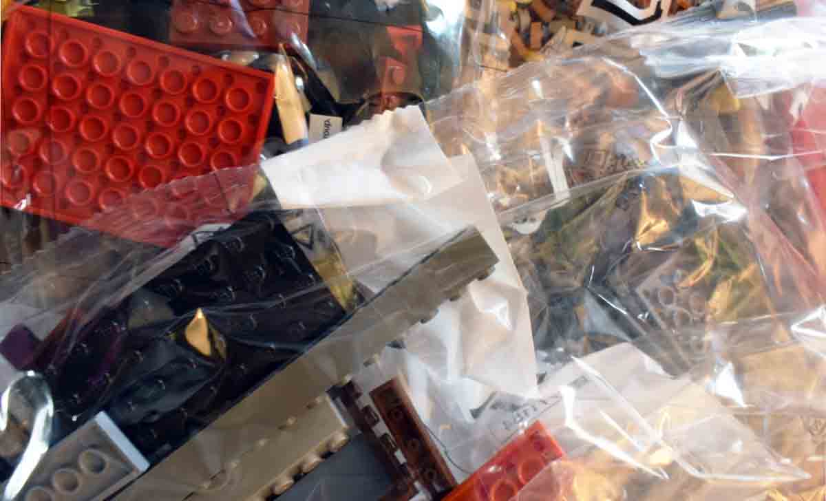 Bolsas de piezas del set de Gotham de LEGO