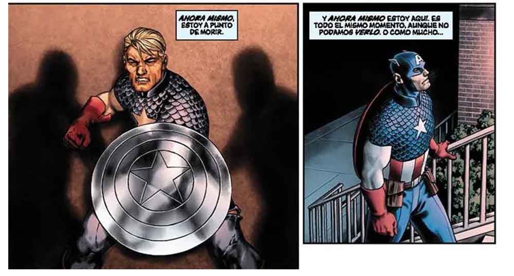 El Capitán América en el número 3 de su colección