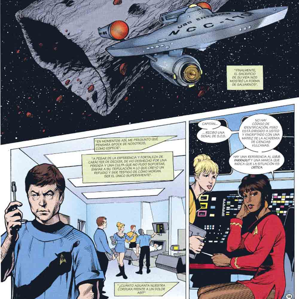 Lámina de Star Trek: Deuda de honor de Adam Hughes
