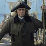 Michael Douglas como Benjamin Franklin en la serie de Apple TV Plus