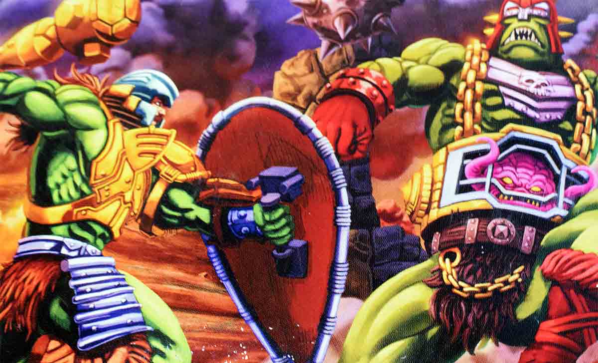 Ilustración de Man-At-Arms en Turtles of Grayskull