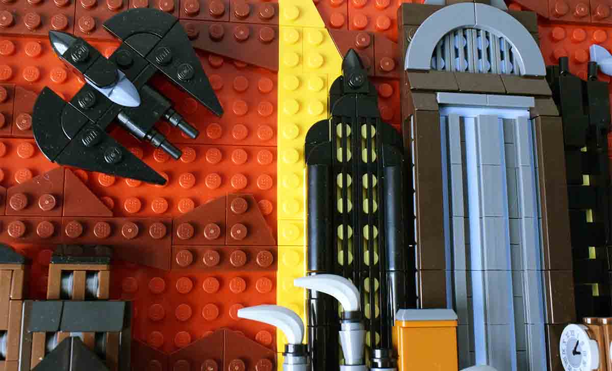 El Bat-Wing de LEGO.