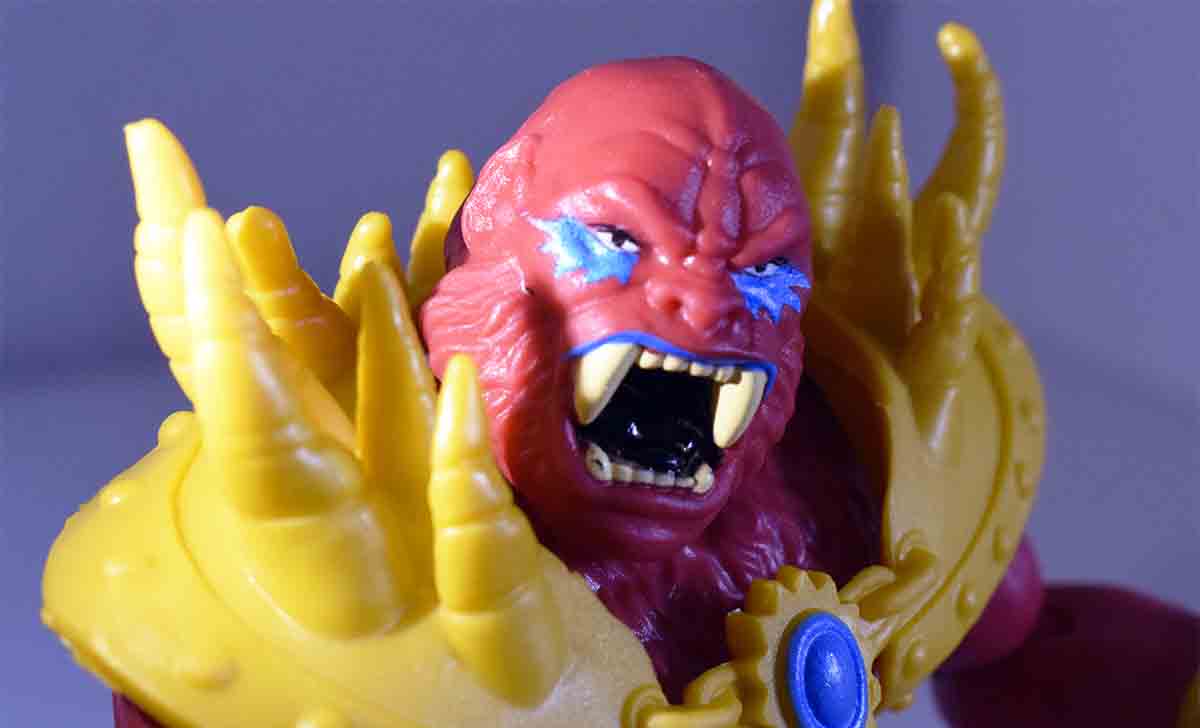 El brutal Beast Man de Lords of Power de la MOTU: Origins