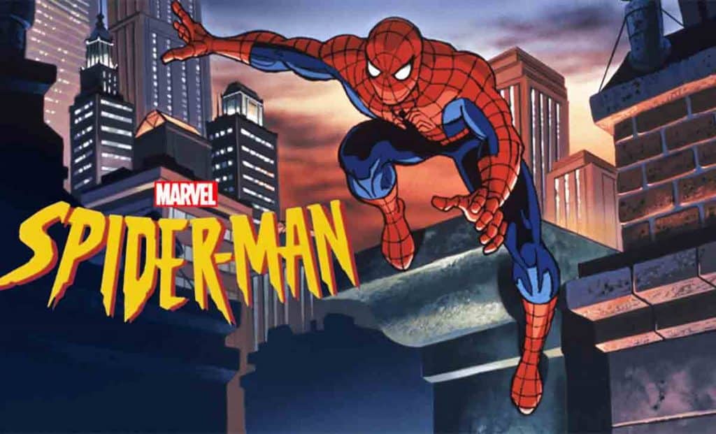 El icónico Spiderman de animación de los años 90