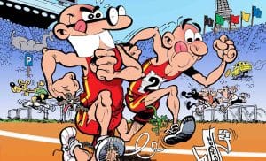 Mortadelo y Filemón en la portada del Especial Olimpiadas 2024