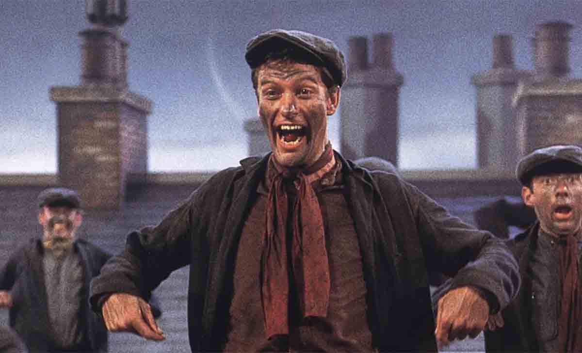 Dick Van Dyke como Bert en Mary Poppins