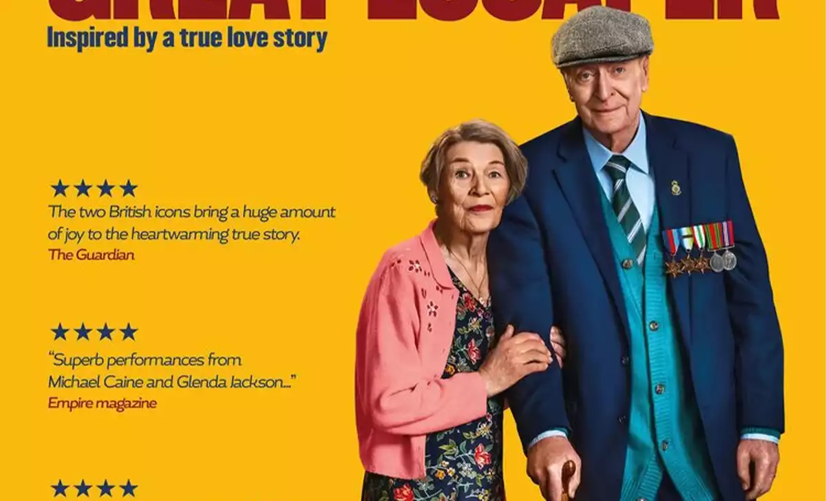Glenda Jackson y Michael Caine en La gran escapada. Créditos: Diamond Films