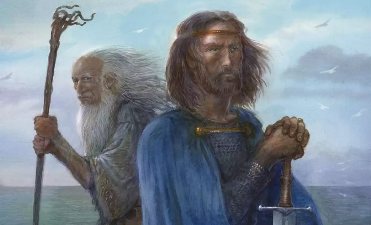 Arturo y Merlín. Créditos: Minotauro