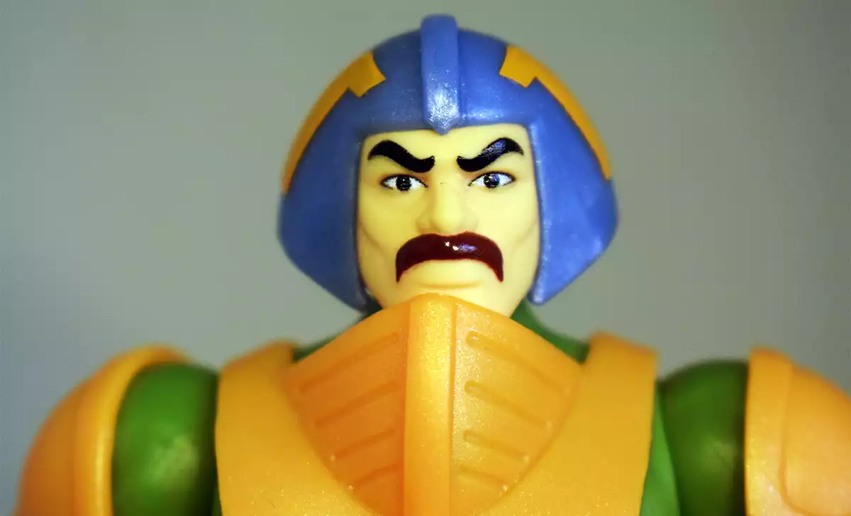 Man-At-Arms en versión Filmation. Créditos: Doc Pastor
