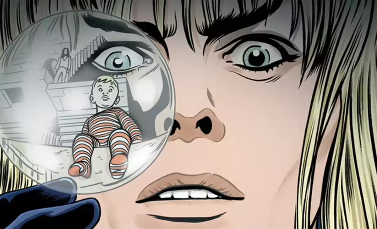 Dentro del laberinto visto por Michael Allred. Créditos_ Jim Henson/Boom Studios