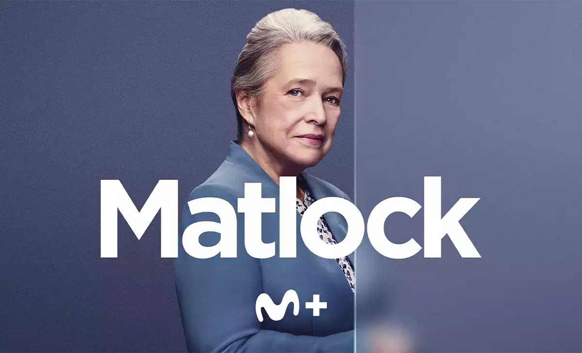 Kathy Bates es Matlock. Créditos: Movistar +