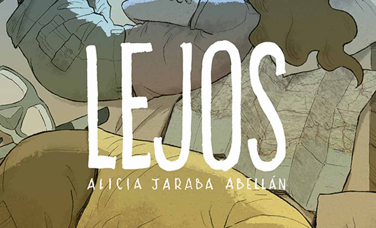 Portada de Lejos, obra de Alicia Jaraba. Créditos: Editorial Nuevo Nueve