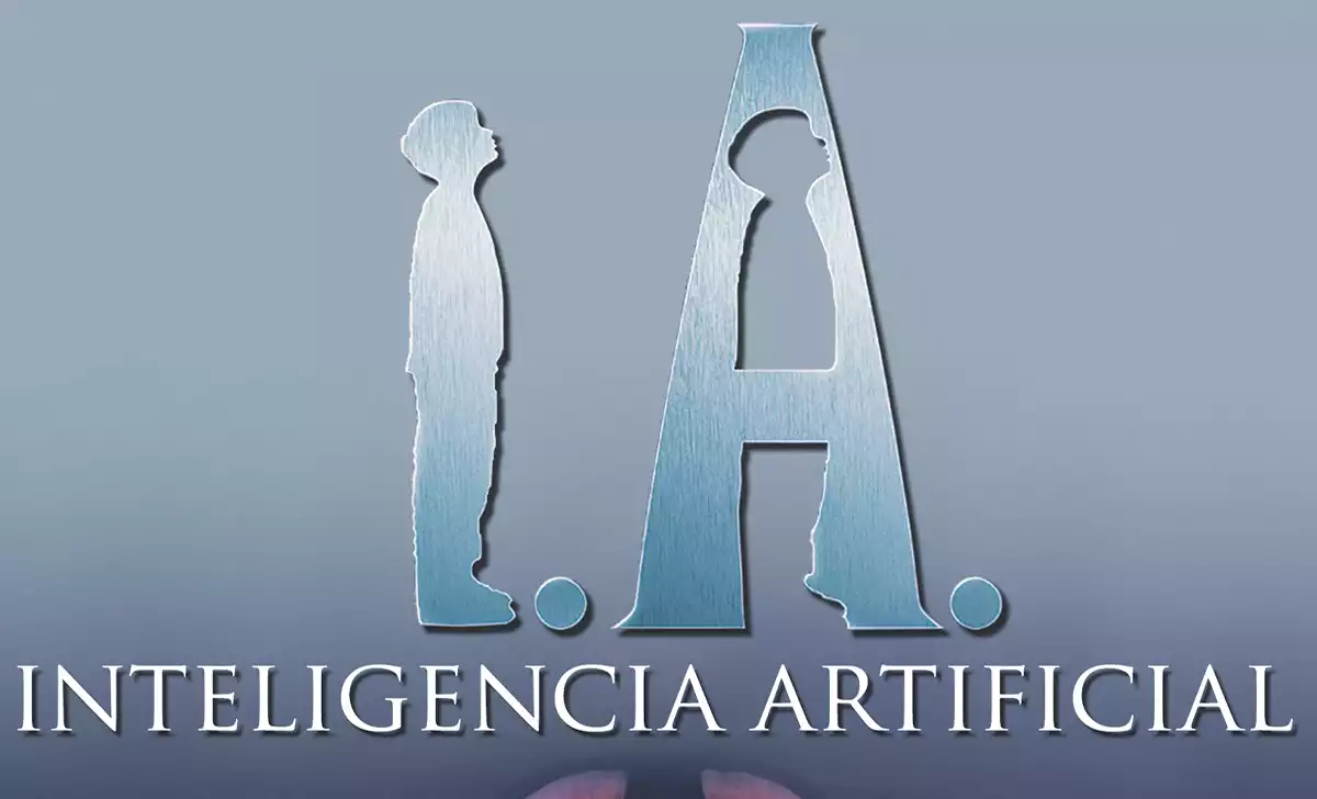 Logo de la película A. I. Inteligencia artificial. Créditos: Warner Bros.
