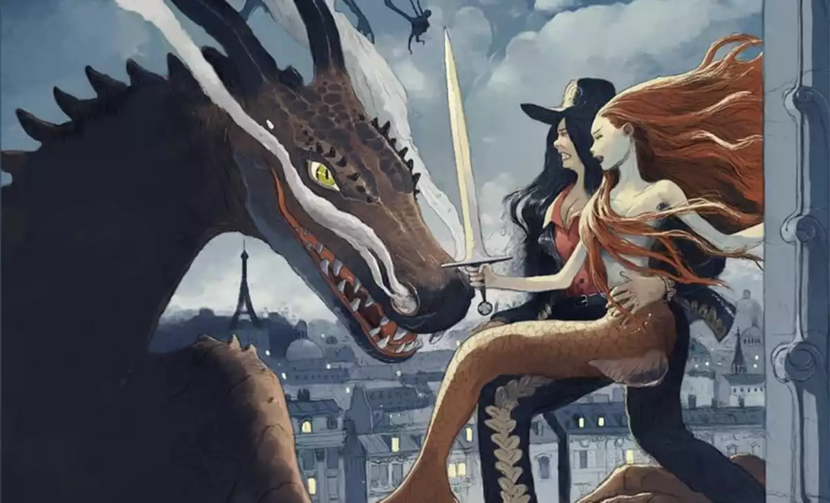 Portada de El París de los dragones. Créditos: Nuevo Nueve