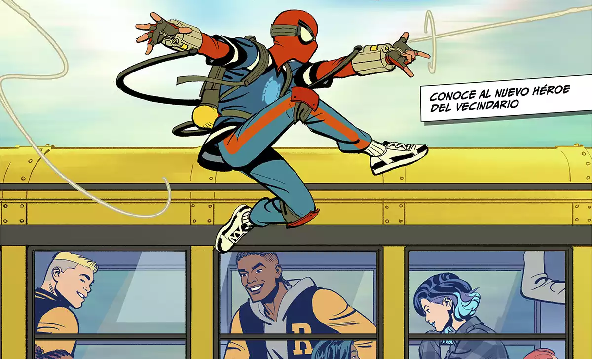 Poster de la nueva serie Tu amigo y vecino Spider-Man. Créditos: Disney +
