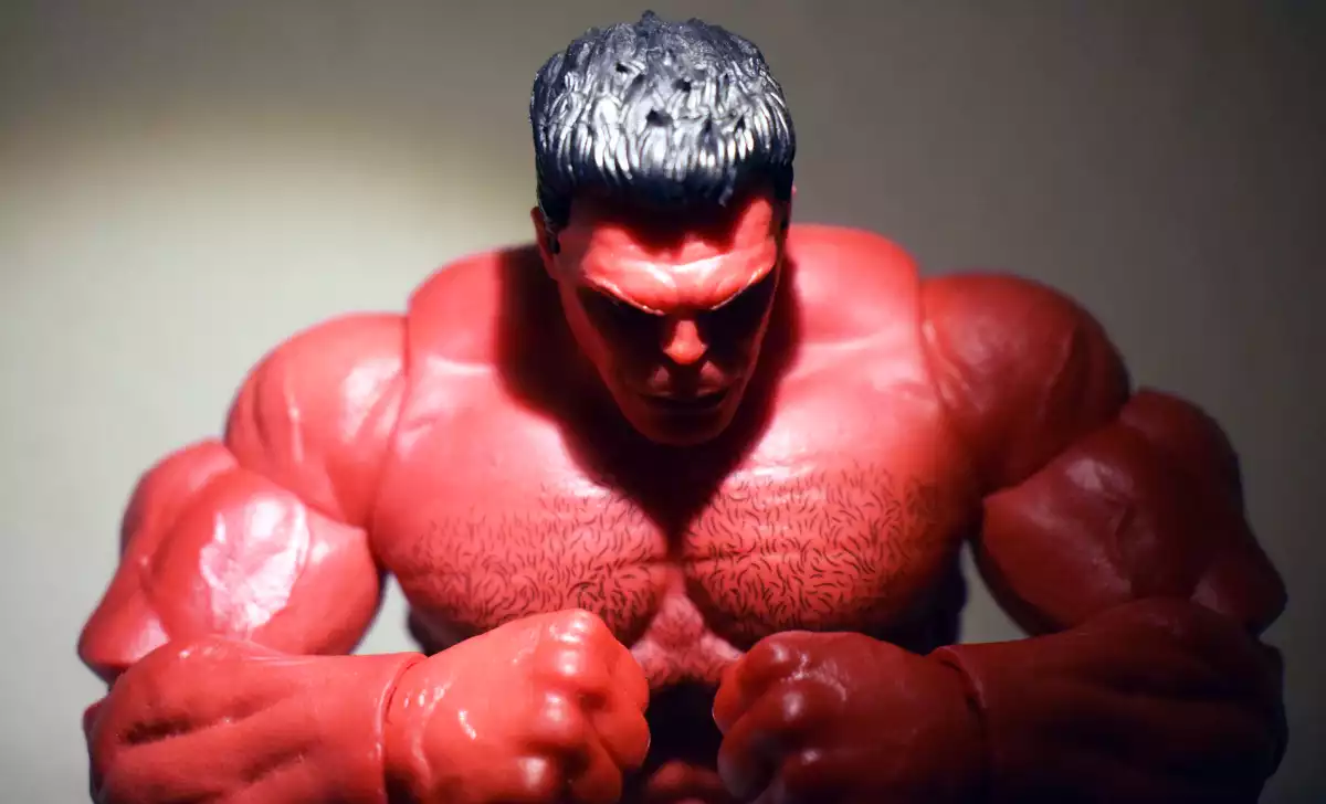 El Hulk rojo de Capitán América: Brave New World en su versión Marvel Legends. Créditos: docpastor.com - Amamos la Cultura Pop