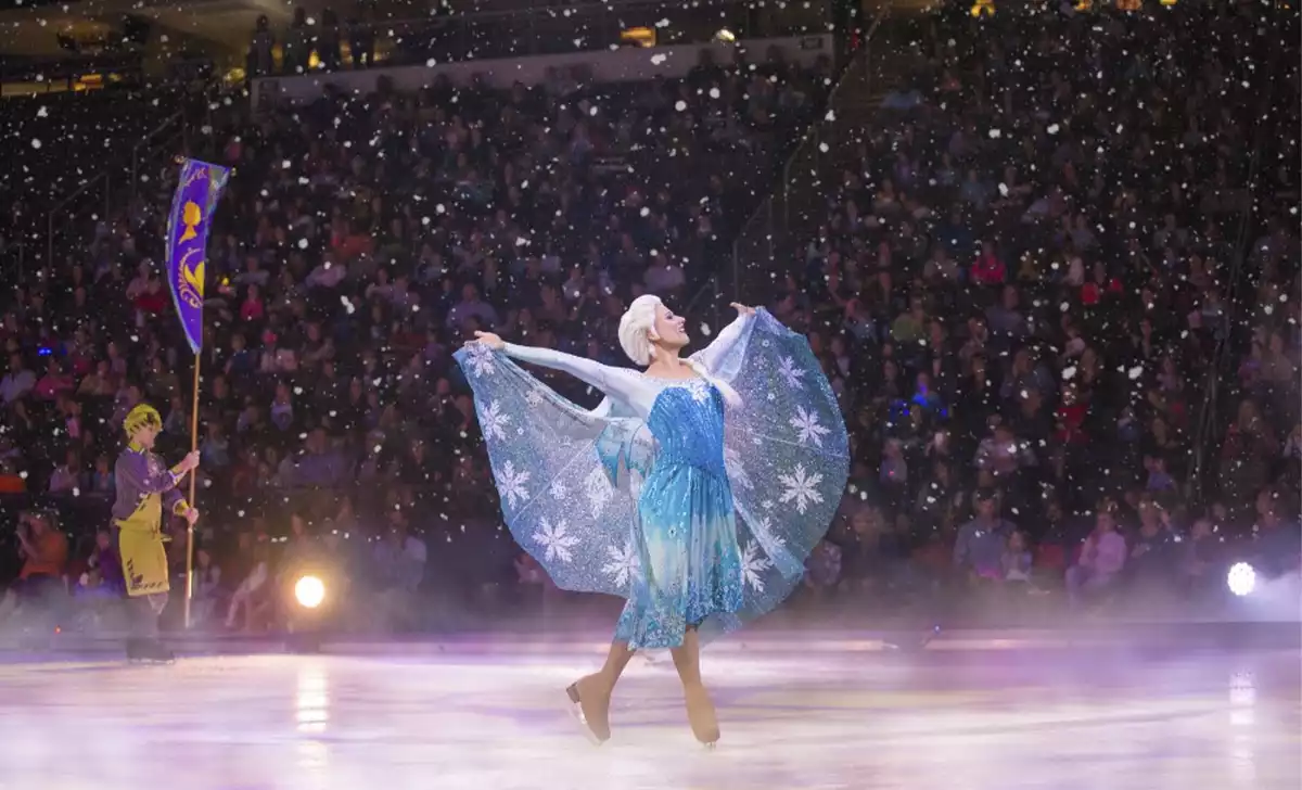 Elsa en Disney on Ice. Créditos: Marco Agency