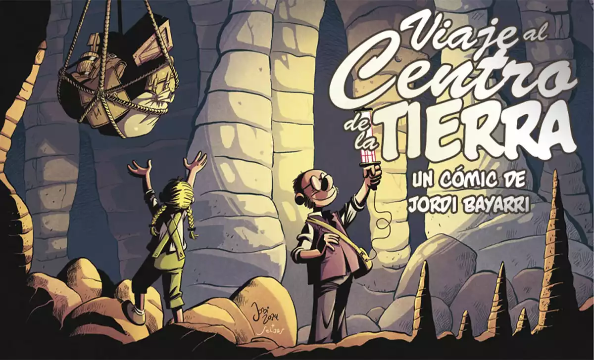 Ilustración de Viaje al centro de la Tierra. Créditos: Anillo de Sirio